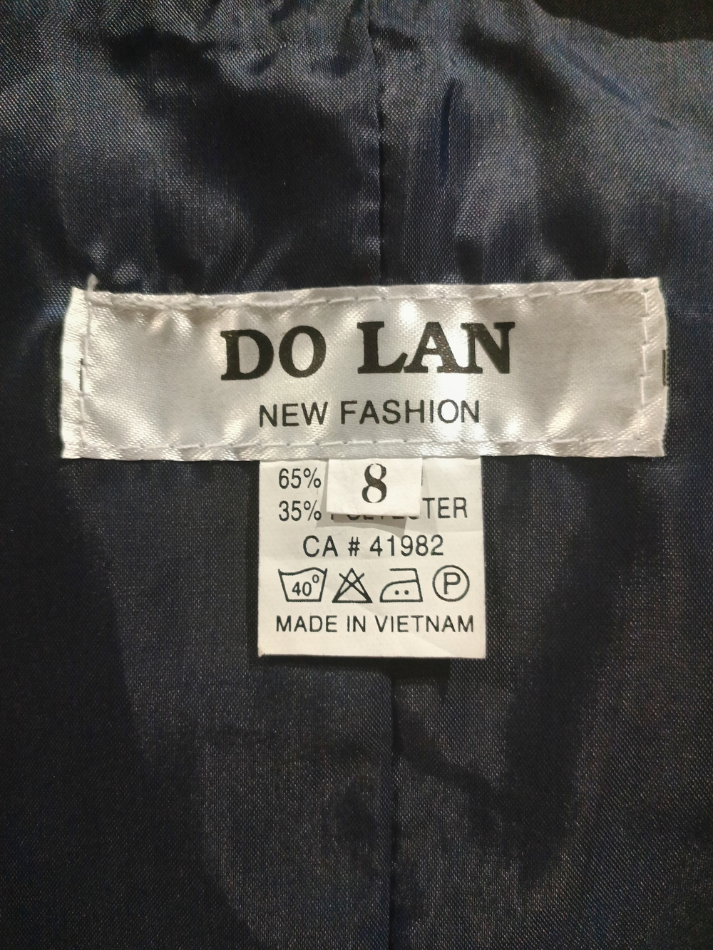 BNWT Dolan Collection Navy Pinstripe Waistcoat Vest - Picture 2 of 4
